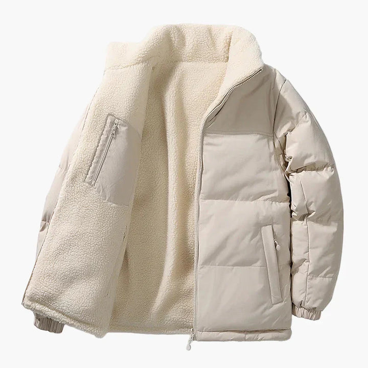 Lune London | Quilted winter jacket with fleece lining - Urban casual jacket, Relaxed fit, Warm, Ideal for everyday life and outdoor activities