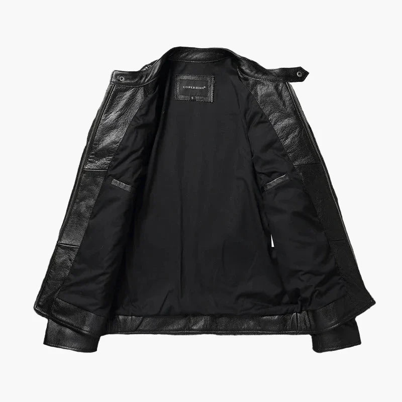Lune London | Classic motorcycle style biker jacket - Trendy transition jacket, fitted for leisure and everyday wear