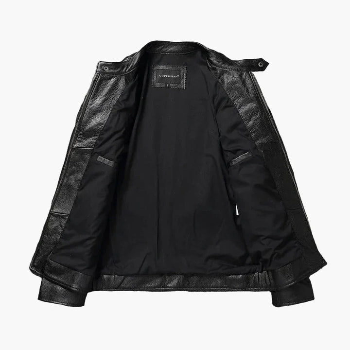 Lune London | Classic motorcycle style biker jacket - Trendy transition jacket, fitted for leisure and everyday wear