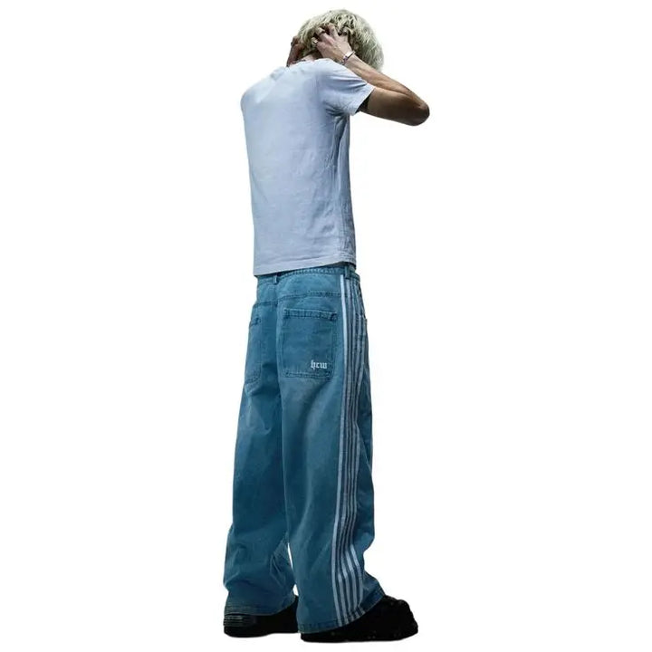 Men’s High-Waisted Baggy Jeans with Vintage Look for Everyday | Lune London