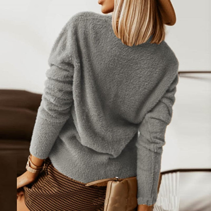 Lune London | Cardigan - Soft knitwear - V-neck - Large buttons - Loose fit