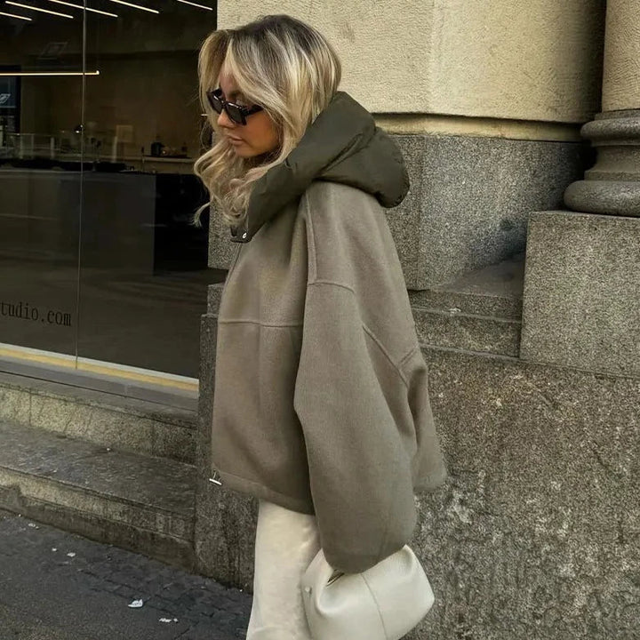 Lune London | Loose casual jacket for women with hood