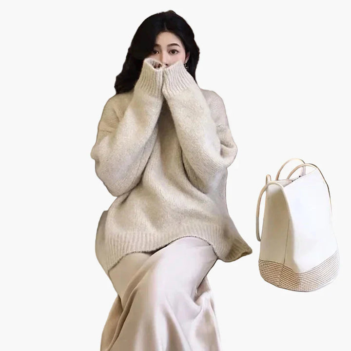 Lune London | Oversized sweater in retro style for autumn and winter - Wide and trendy fit, perfect for everyday wear