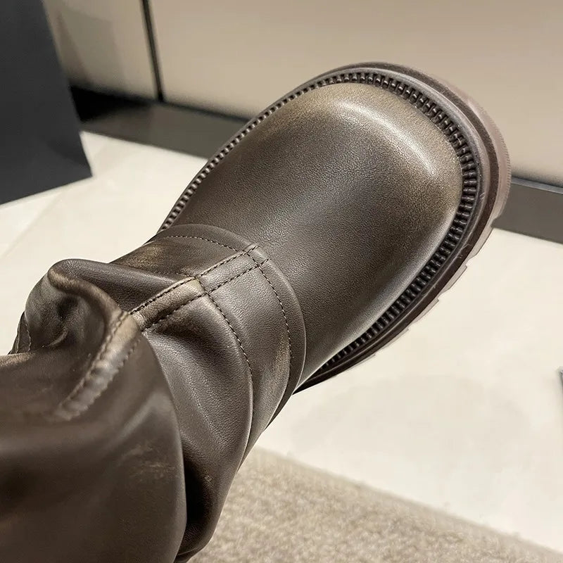 Lune London | Ankle High Combat Boots