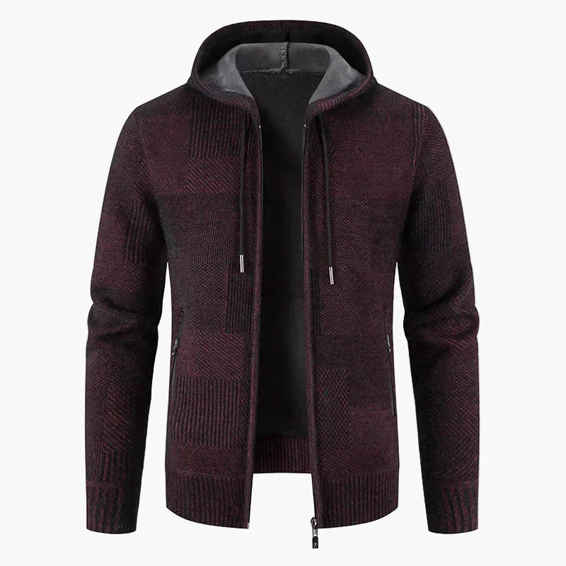 Lune London | Hooded cardigan - Trendy winter jacket for everyday life and leisure