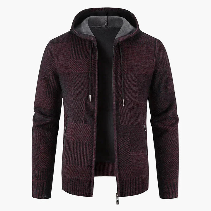 Lune London | Hooded cardigan - Trendy winter jacket for everyday life and leisure