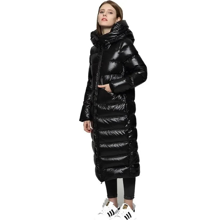 Lune London | Elegant Long Down Jacket for Women