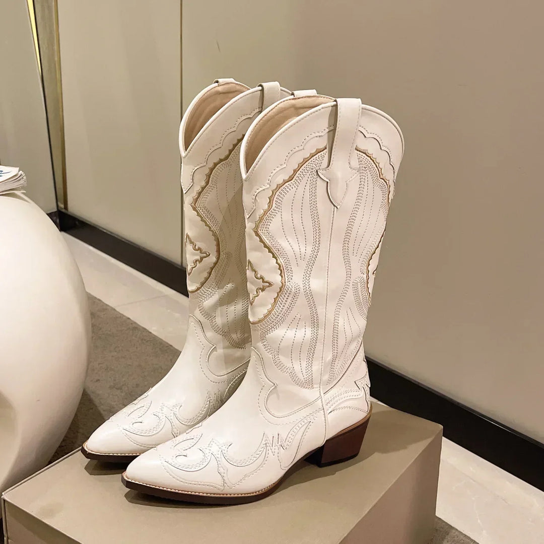 Lune London | Embroidered Cowboy Boots