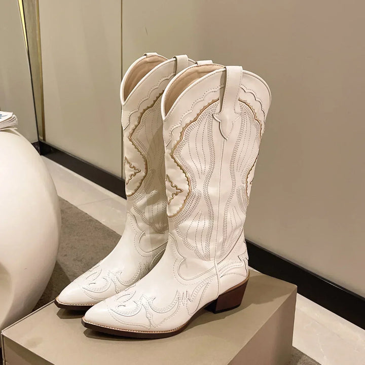 Lune London | Embroidered Cowboy Boots