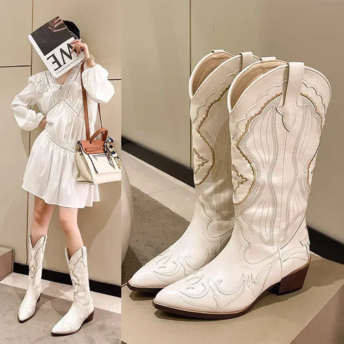 Lune London | Embroidered Cowboy Boots