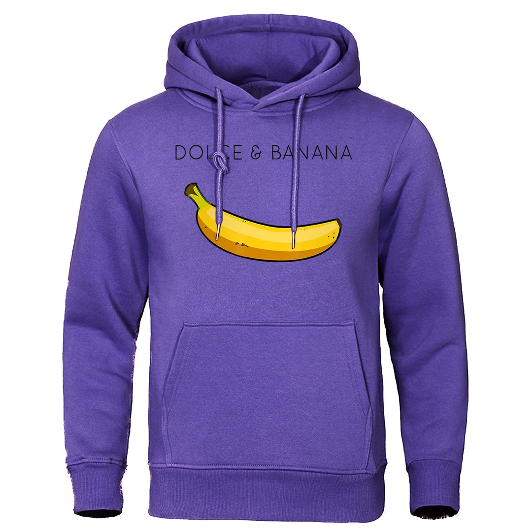 Lune London | Hooded sweatshirt with banana print