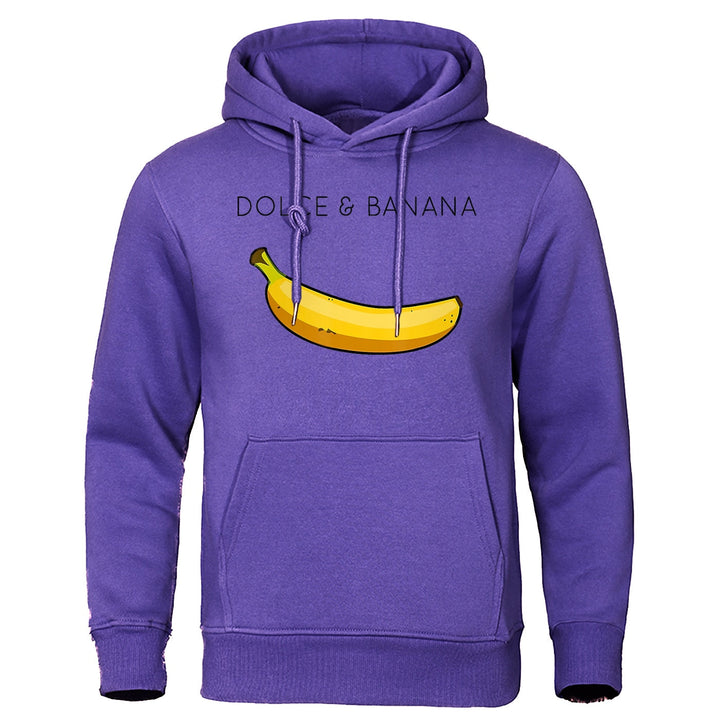 Lune London | Hooded sweatshirt with banana print