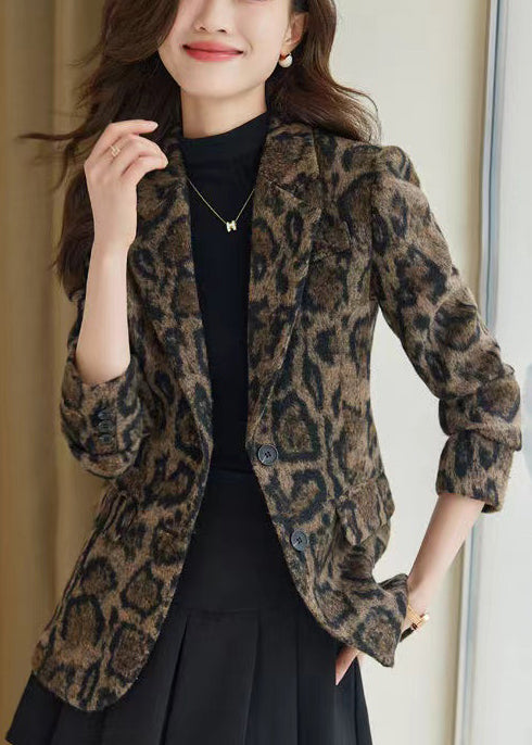 Lune London | Fit Café Leopard Print Wool Coats