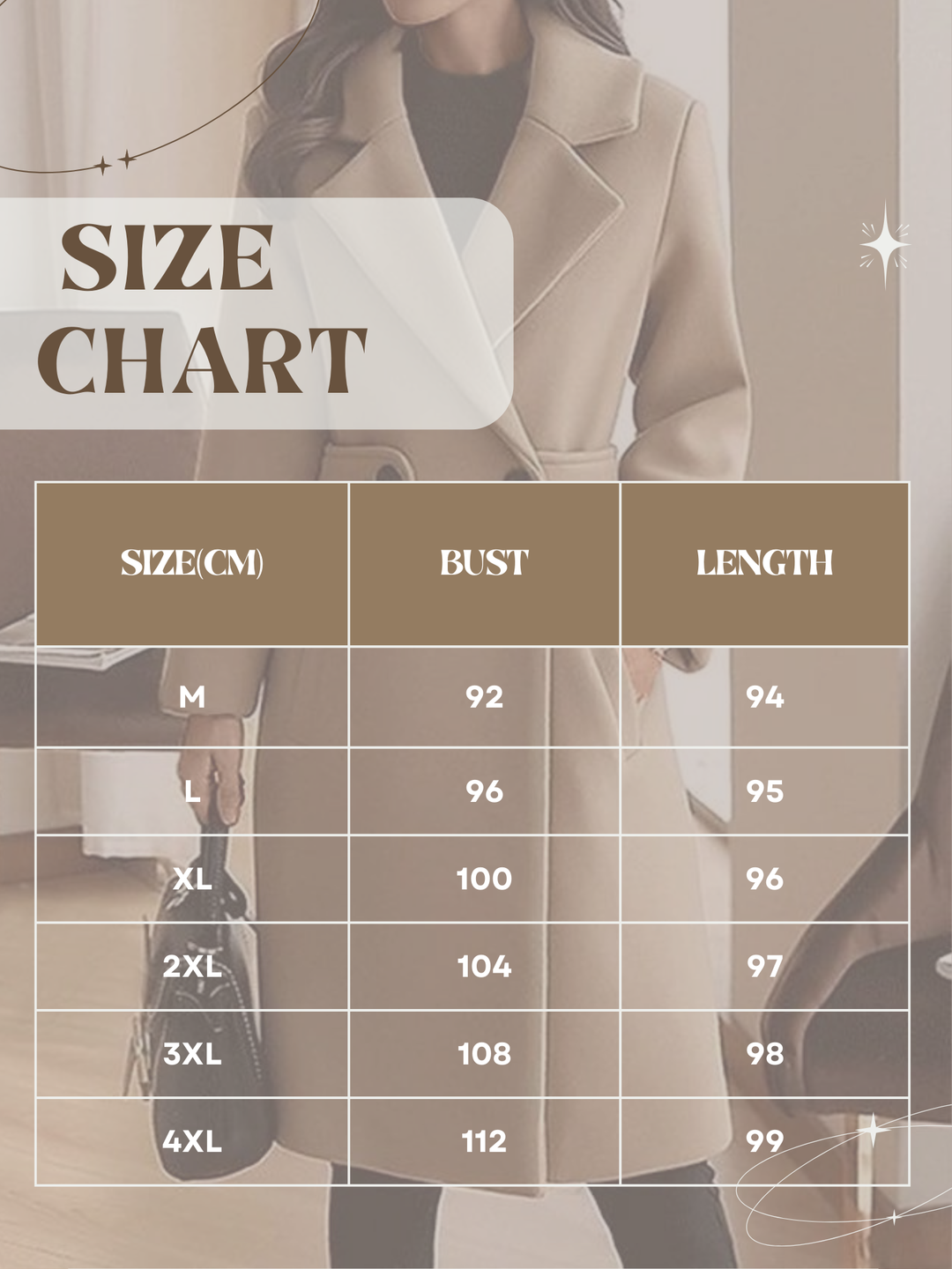 Lune London | Wool coat Women, Belt design - Long length