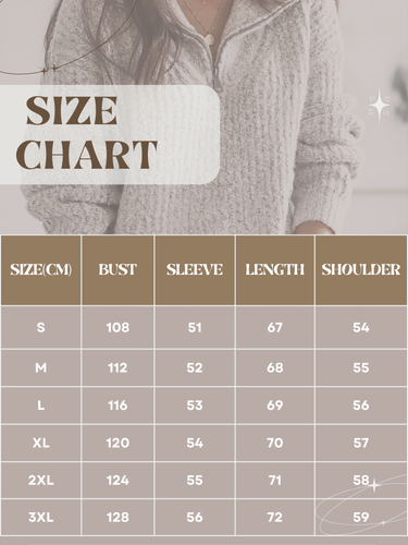 Lune London | Pullover with half zipper for women - Oversized design