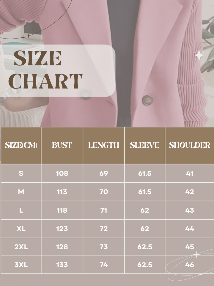 Lune London | Knit Sleeve Blazer for Women - Tailored, Hip-Length