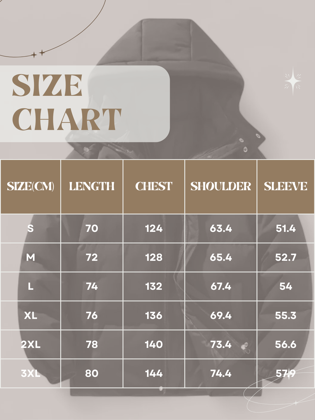 Lune London | Men's Down Jacket, Hood, Plus Size - Winter