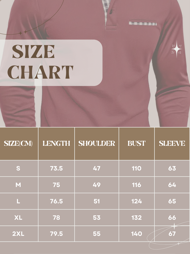 Lune London | Cotton Long Sleeve Polo Shirt for Men - Comfortable Fit