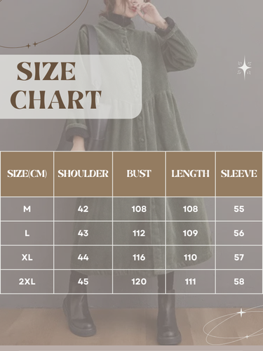 Lune London | Corduroy Coat for Women - Tailored Design
