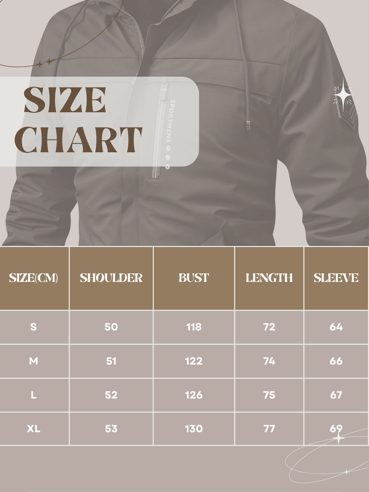 Lune London | Fleece jacket for men - with hood - regular fit - winter