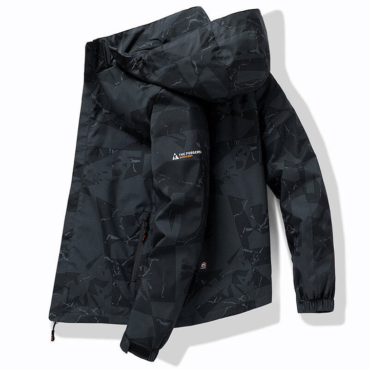 Lune London | Ski jacket for men with hood water-repellent - Modern Fit