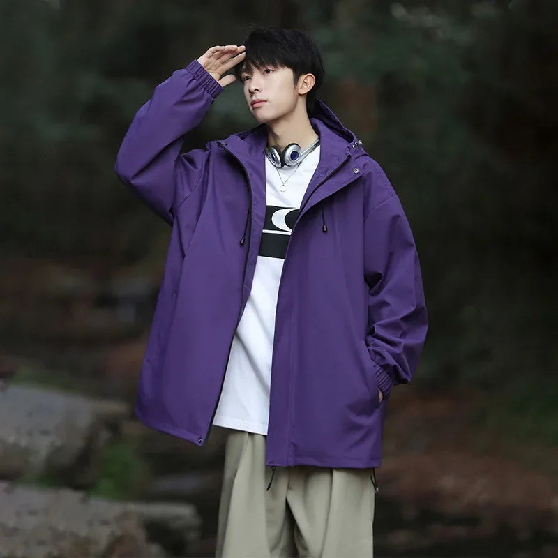 Lune London | Ski jacket for men plus size with hood - Winter feature