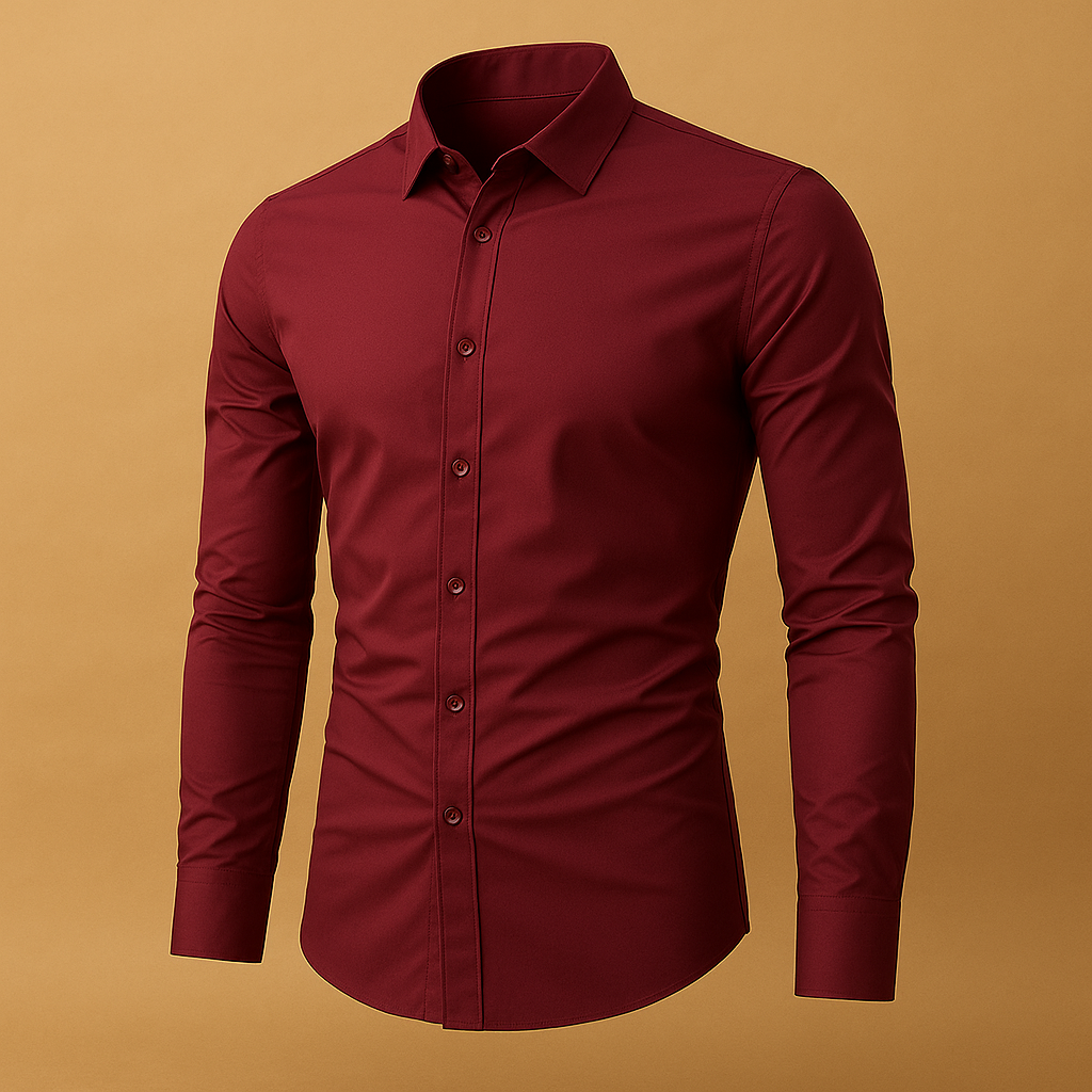 Lune London | Fitted shirt with folded collar for men - Shirts