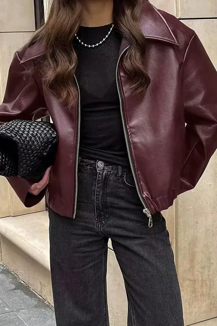 Lune London | Revers Leather Biker Jacket