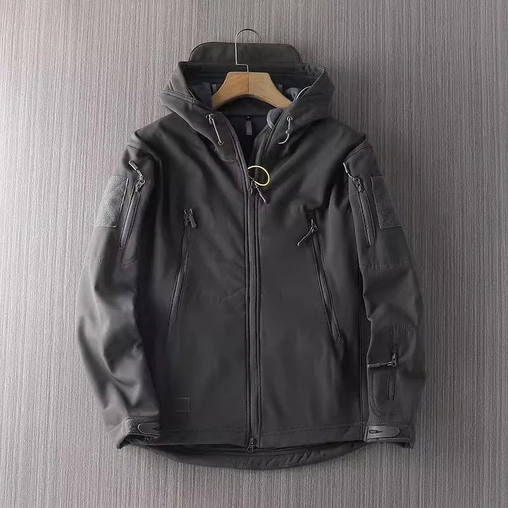 Lune London | Men's Softshell Jacket - Water Repellent with Hood