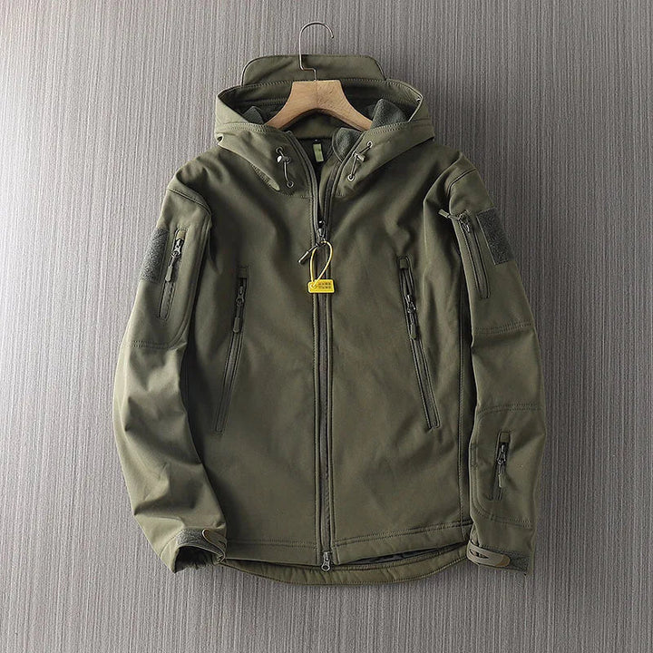 Lune London | Men's Softshell Jacket - Water Repellent with Hood