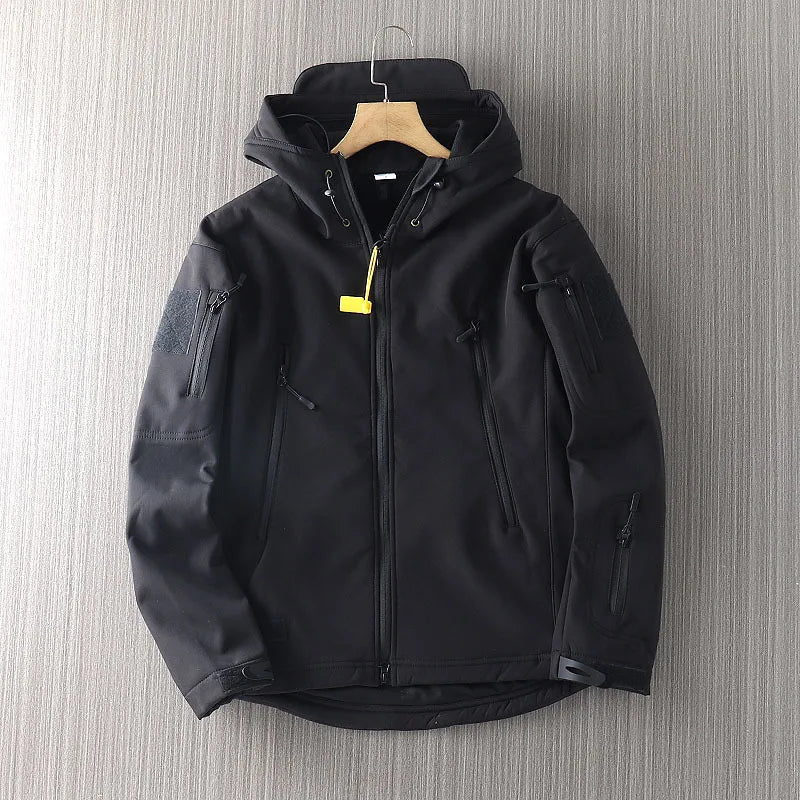 Lune London | Men's Softshell Jacket - Water Repellent with Hood