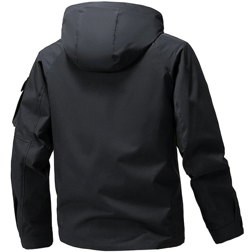Lune London | Water-repellent softshell jacket - Men with hood