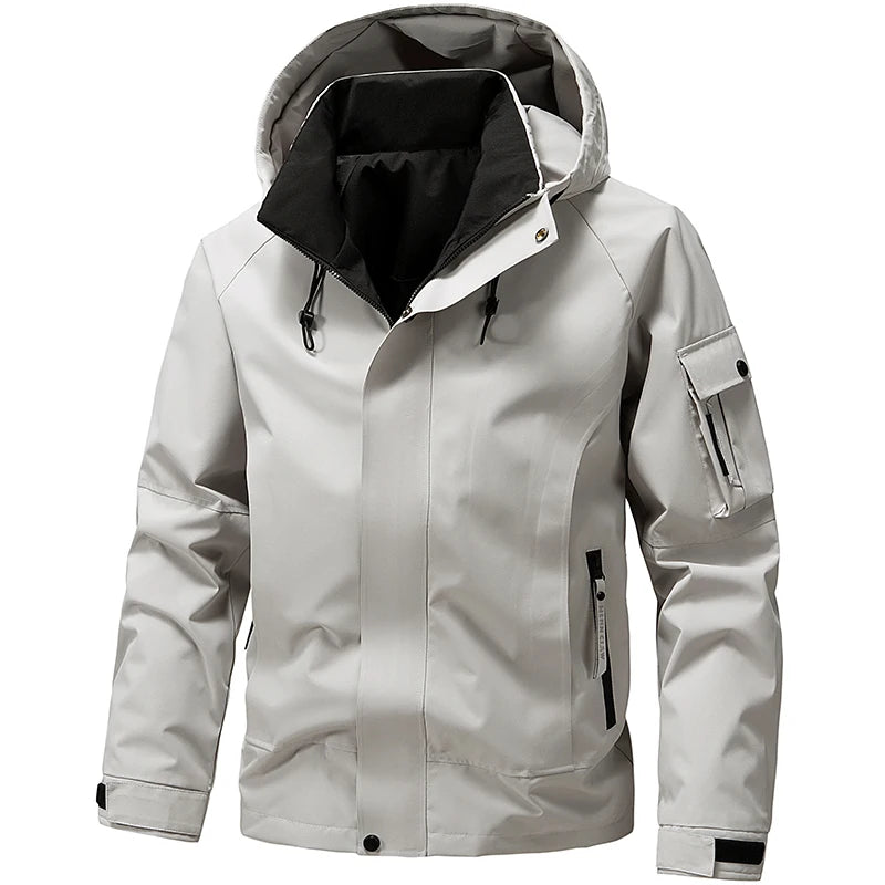 Lune London | Lightweight jacket for men - Adjustable hood, Windproof