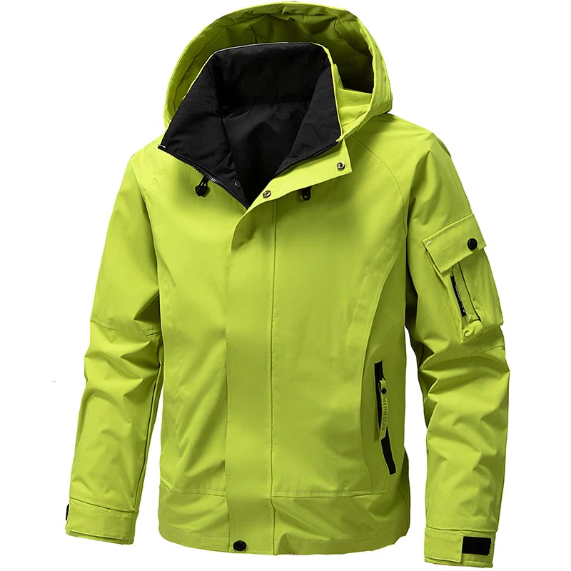 Lune London | Lightweight jacket for men - Adjustable hood, Windproof