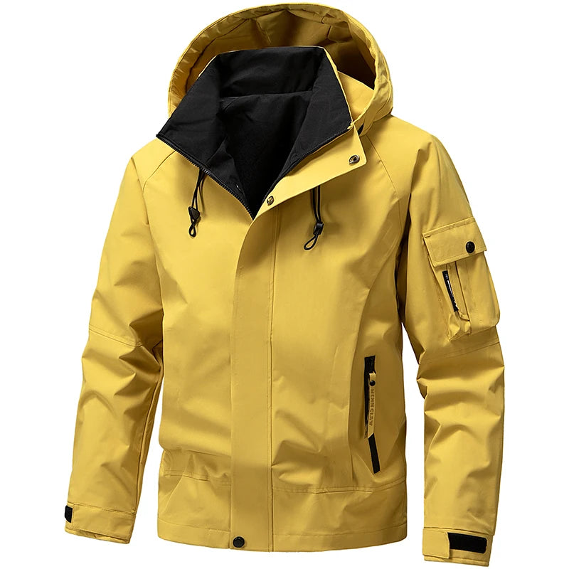 Lune London | Lightweight jacket for men - Adjustable hood, Windproof