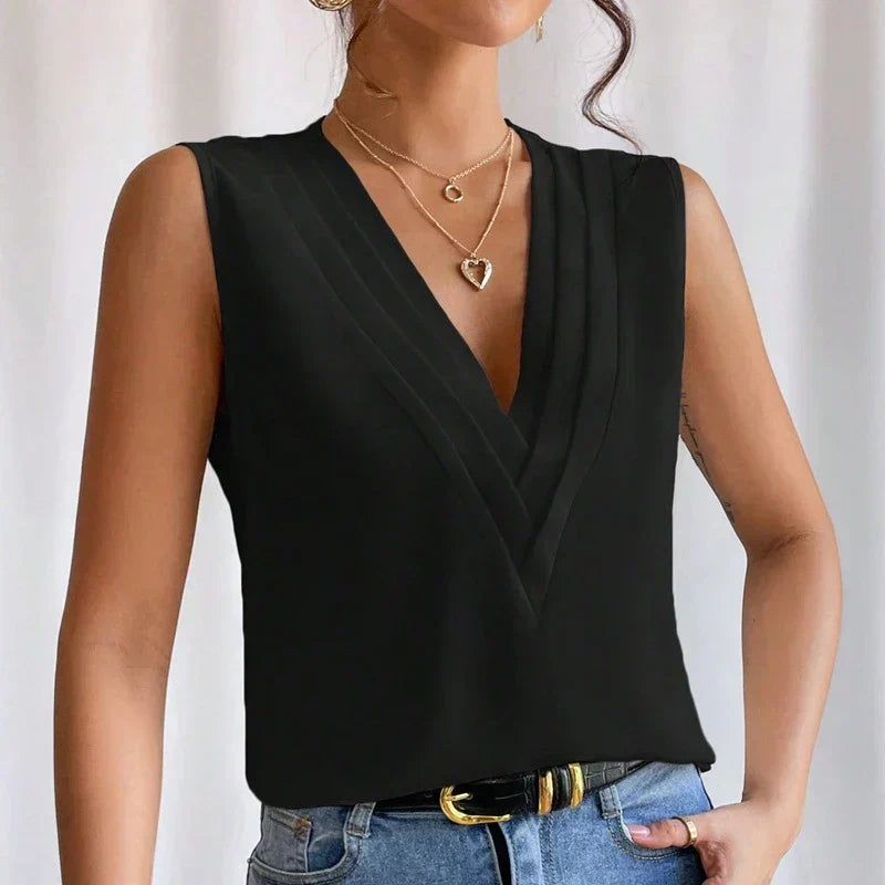 Lune London | Elegant Sleeveless Blouse