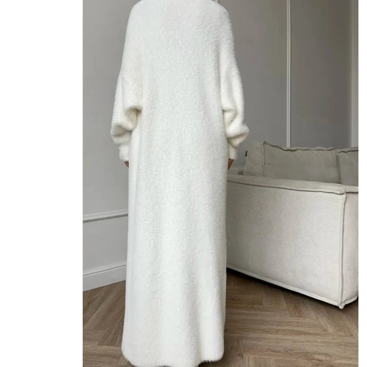 Lune London | Women's Long Knit Cardigan with Loose Fit