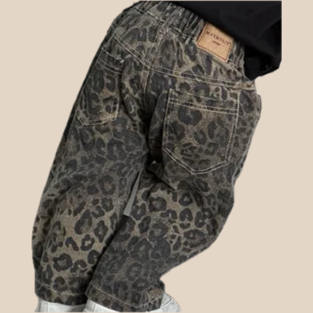 Lune London | Leopard pattern for children - Black cotton, Comfortable and Durable