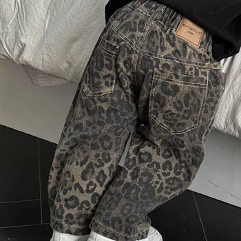 Lune London | Leopard pattern for children - Black cotton, Comfortable and Durable