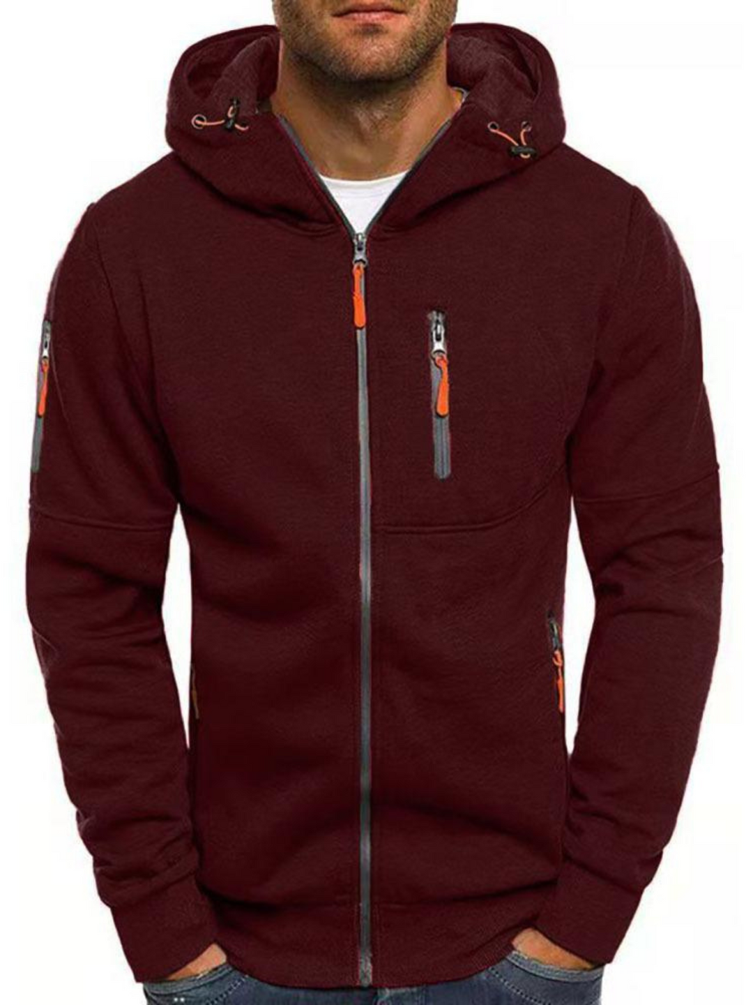 Lune London | Sports jacket for men, Slim Fit with hood - Lightweight