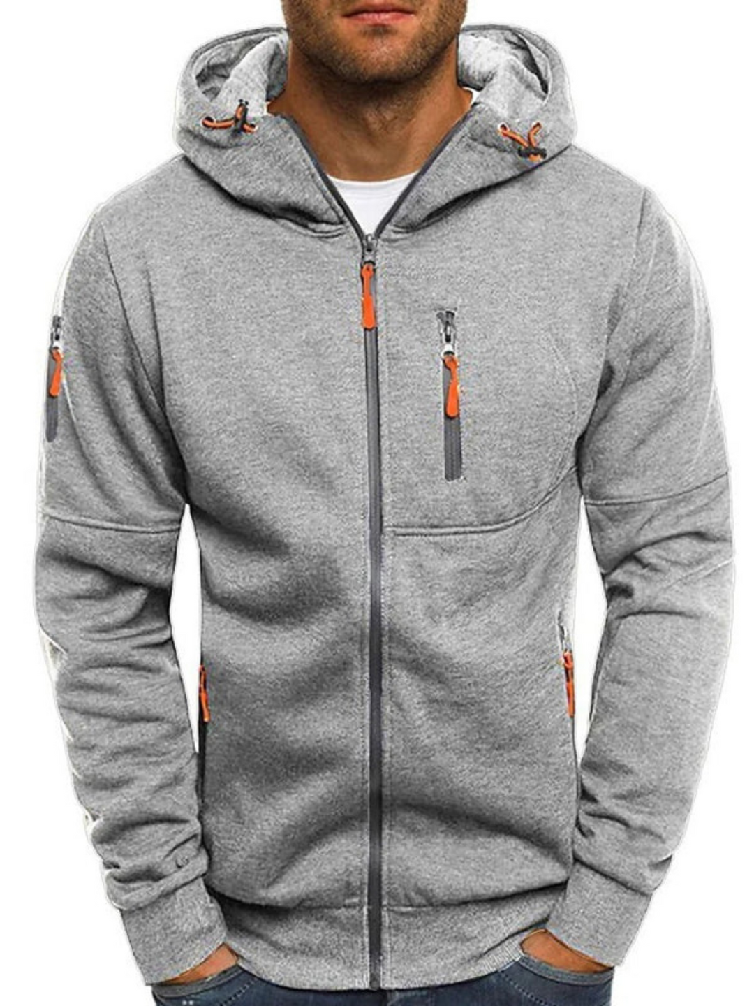 Lune London | Sports jacket for men, Slim Fit with hood - Lightweight