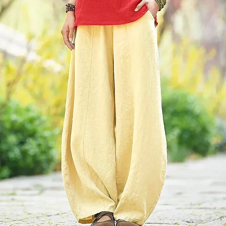 Lune London | Cotton-Linen Pants