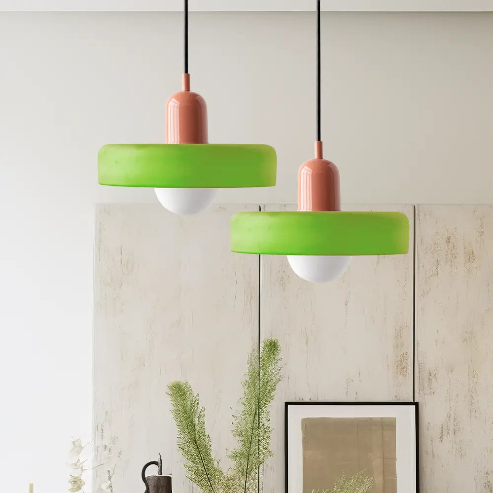 Suspension Bauhaus | Verre Coloré-Plafonniers-ChicUndStil