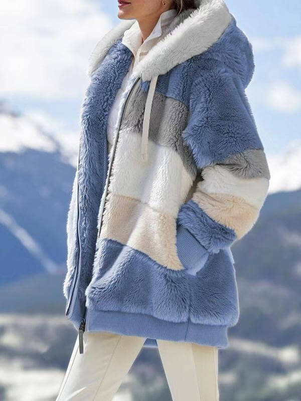 Lune London | Colorful fleece hoodie