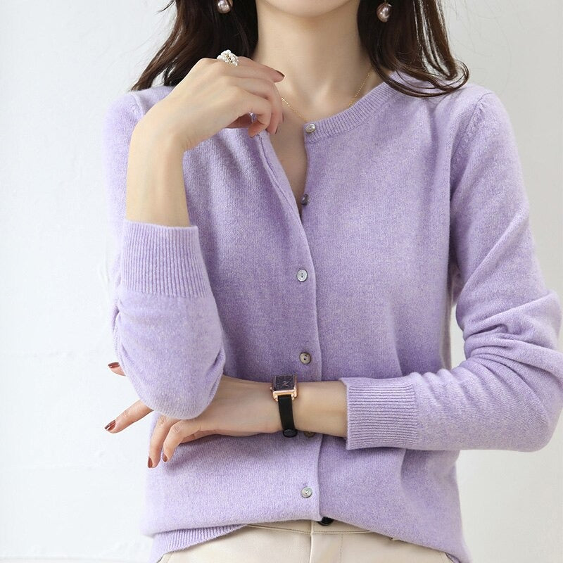 Lune London | Cardigan - Cardigan doux et confortable pour l'hiver