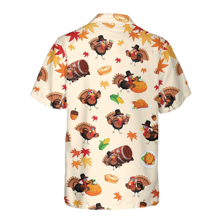 Lune London | The cutest turkey Hawaiian shirt for Thanksgiving, Fun Gobble T-shirt, gift for Christmas