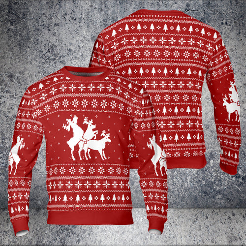 Lune London | Three pretty deer ugly Christmas sweater - HYPERFAVOR