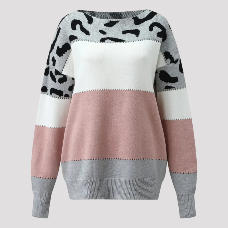Lune London | Sweatshirt with leopard print