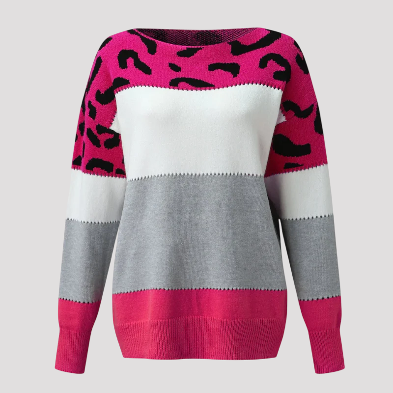 Lune London | Sweatshirt with leopard print