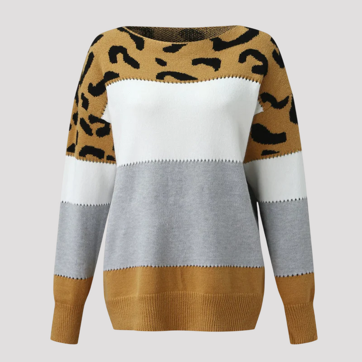 Lune London | Sweatshirt with leopard print